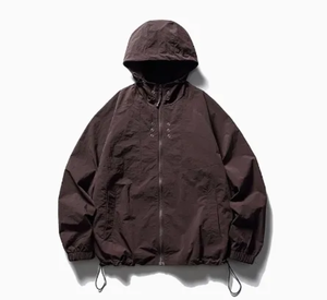 Chaqueta cortavientos de invierno con estilo para hombre, chaqueta cortavientos con cremallera fina a prueba de viento cálida sólida a la moda personalizada - Product Image 3