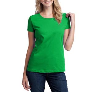 Recién llegado, camisetas de verano de algodón y poliéster para mujer, camisetas informales de manga corta de talla grande, moda de gran tamaño, bordado directo, sólido - Product Image 1