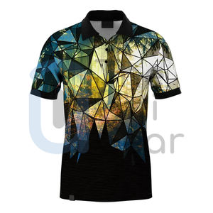 Nueva llegada unisex impreso Golf para Polo camiseta transpirable y de secado rápido diseñado a medida para hombres y mujeres tejido de punto - Product Image 3