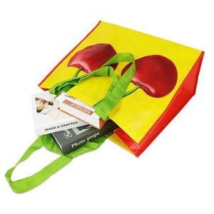 Rpet Non-Woven Customizable Supermarket Shopping Bags Daily Use Reusable Fruit Design Grocery Tote for Exhibition - Product Image 5