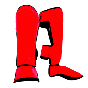 2024 Espinilleras con estampado de logotipo personalizado más vendidas, protectores de piernas protectores de boxeo de PU de alta calidad, último diseño para deportes - Product Image 3