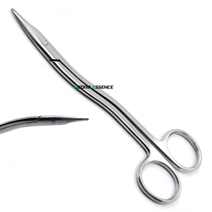 Tijeras profesionales Mediva de acero inoxidable en forma de S, instrumentos quirúrgicos manuales esenciales de primera calidad para el cuidado de la salud - Product Image 1
