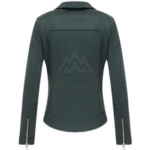 แจ็กเก็ตหนังแฟชั่นสำหรับผู้หญิง2025ใหม่ล่าสุดดีไซน์ใหม่ - Product Image 3