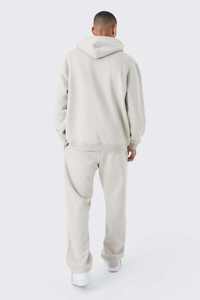 Sweat à capuche basique surdimensionné pour homme, 100 % coton, respirant, coupe ample, longueur classique, pour la saison d'automne, fabriqué au Pakistan - Product Image 2