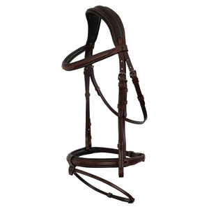 Brida de caballo, brida de cuero para montar, caballete ecuestre ajustable, brida de entrenamiento duradera, equipo cómodo para montar a caballo - Product Image 4