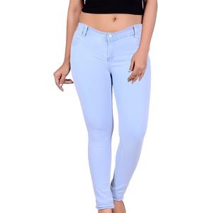 Jeans en denim pour hommes, coupe classique, respirant, design personnalisé, vente chaude, motif de pantalon croisé, décontracté, devant plat - Product Image 1