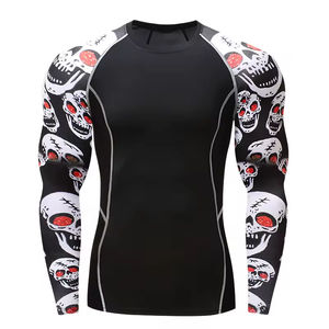 Rashguards Bjj Rash Guard para hombres Venta caliente Productos Rash Guard Impreso de alta calidad Rash Guard - Product Image 1