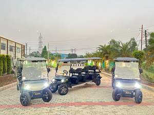 Chariot de golf électrique de 12 passagers | Chariot de golf pour le mouvement de foule | Puissance résistante de chariot de golf - Product Image 5