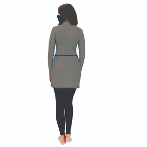 Traje de Baño Musulmán Nuevo para Mujer, Modesto, con Hiyab, Mangas Largas, Traje Deportivo, 100% Poliéster, Burkini Islámico - Product Image 2