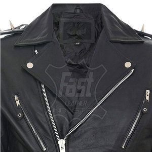 2025 veste en cuir de bonne qualité pour hommes couleur personnalisée 100% veste en cuir pour hommes à vendre personnalisé - Product Image 4