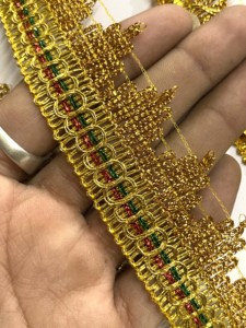 Fancy Design 38mm Polyester Shining Sequin Metallic Braid Trim for Decoration Deals in Wholesale - Product Image 4