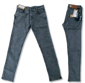 High Quality Eco-Friendly Quick-Dry Breathable Stretch Wrinkle Resistant PU Coated Durable Denim Jeans for Men Herringbone Style - Product Image 4