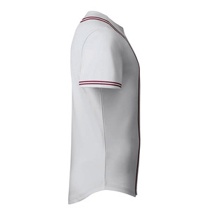 เสื้อเจอร์ซีย์เบสบอลติดกระดุมเสื้อเจอร์ซีย์สีทึบผลิตจากปากีสถาน - Product Image 4