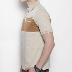 เสื้อยืดลำลองผู้ชายคุณภาพพรีเมียม ทรงปกติ ระบายอากาศได้ดี ผ้าถักผสมคอตตอน/โพลีเอสเตอร์ แห้งเร็ว แขนสั้น สีพื้น - Product Image 2