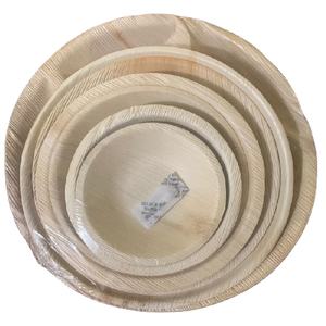 Disposable Areca Palm Leaf round Ice-<b>Cream</b> Bowls Eco-Friendly Soup Dish Use & through - Product Image 1