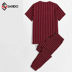 Camisetas con logotipo personalizado para hombre, parches bordados de manga corta, conjuntos de dos piezas, ropa de talla grande - Product Image 2