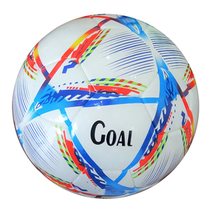 Ballon de football Khason Sports avec logo personnalisé en PU modèle 6191 étanche fermeture à glissière entraînement de football multi couleurs vente à chaud - Product Image 1