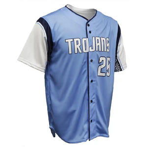 Maillot de baseball personnalisé rouge et noir pour hommes, respirant, polyester 220G, uniforme d'équipe OEM avec logo imprimé - Product Image 6