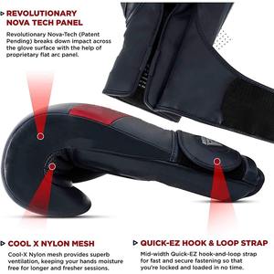 Gants de boxe en cuir véritable au design personnalisé pour poinçonnage, Sparring, Kickboxing et Muay Thai - Product Image 3