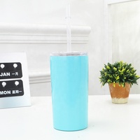 Gobelets isothermes personnalisés en acier inoxydable de 12 oz, écologiques, isolation thermique 6-12 heures, pour enfants, sublimation, modèle mince, vente chaude