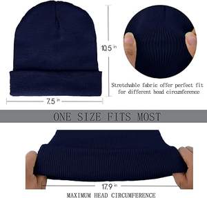 2025 New Design Wool/Cotton Breathable <b>Waterproof</b> Jacquard Unisex Adult <b>Beanie</b> Hats OEM Service Wholesale Custom Made Image High - Product Image 4