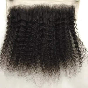 Venta al por mayor de extensiones de cabello natural indio birmano con cutícula alineada de onda profunda, extensiones de cabello rizado recto de Italia - Product Image 1