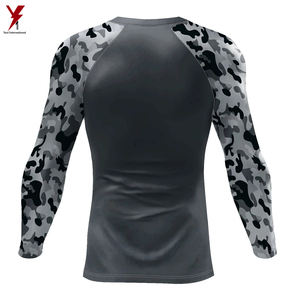 Hommes MMA Rash Guard Jiu Jitsu Bjj T-Shirt Compression Shirt Quick Dry Gym Running Training BJJ Rash Guard en vente - Product Image 2