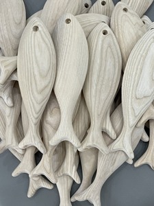 งานหัตถกรรมปลาทำจากไม้ในเวียดนามมีคำสั่งซื้อจำนวนมากทนทานของเล่นไม้แกะสลักคุณภาพสูงราคาไม่แพง - Product Image 4