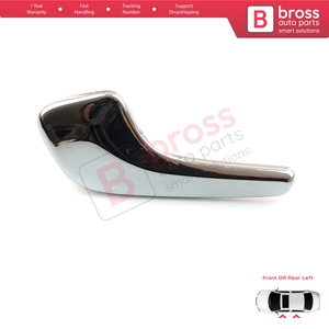 มือจับประตูด้านในซ้าย BDP219 ทำจากพลาสติกเคลือบอลูมิเนียม สำหรับรถ Corsa D S07 ปี 2006-2014 แบบ 4/5 ประตู แฮทช์แบค แวน 13297813 - Product Image 3