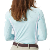 Couche de Base de sport équestre à séchage rapide personnalisable pour femmes, entraînement de l'équitation, chemise de Base équestre bon marché