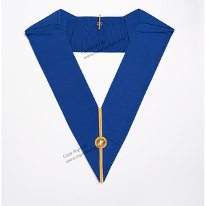 Vestido completo de alta calidad con cuello de marca masónica Regalia con material de Tela de decoración de encaje bordado a mano a la venta - Product Image 1