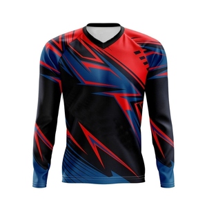 Maillot MX vierge sublimable tout-terrain de nom d'équipe personnalisé Pantalon de motocross nouveau style avec techniques imprimées - Product Image 1
