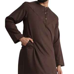 Collection de Salwar Kameez pour hommes, style islamique, coupe ajustée, personnalisable, séchage rapide, extensible, décontracté, été, Inde, Pakistan, fête de l'Aïd - Product Image 1