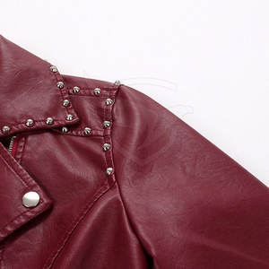 แจ็กเก็ตหนังสำหรับผู้หญิงแจ็กเก็ตหนัง2025สไตล์ใหม่ - Product Image 5