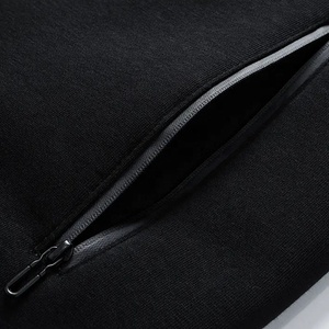 Ensemble de survêtement deux pièces pour homme en hiver, plus 100% coton molletonné, survêtement de sport décontracté tendance, col montant, survêtement de sport - Product Image 6