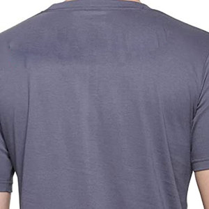 เสื้อยืดสีเทาสตีลพรีเมียมสำหรับผู้ชาย |   เสื้อยืดคอกลมผ้าฝ้ายหวี 100% สัมผัสนุ่ม แขนสั้น แฟชั่นทันสมัยสำหรับสตรีทแวร์ระดับไฮเอนด์ - Product Image 5