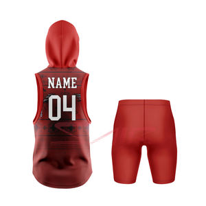 Fabricante de uniformes de fútbol americano 7v7 de ajuste deportivo OEM que mejora el rendimiento con una camiseta de fútbol americano transpirable, ligera y con una gama de tallas perfecta - Product Image 3