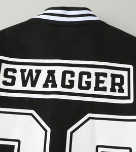 Varsity vestes hommes femmes personnalisé logo broderie letterman veste décontracté sportif streetwear mode 2025 - Product Image 4