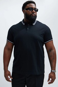 Polo de verano de moda para hombre, Color sólido, cuello de solapa, bolsillo de Color, manga corta, Polo de Golf, Polo de oficina - Product Image 3