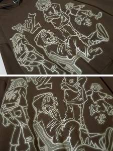 เสื้อสเวตเชิ้ตผู้ชายขนแกะเมอริโนแท้ 100% สำหรับเล่นกีฬา มีกระเป๋าจิงโจ้ เสื้อฮู้ดขนแกะนุ่มสบาย คอวีแบบคัสตอม - Product Image 3