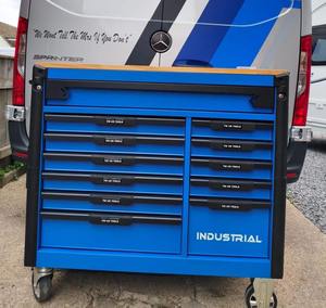 Boîte à outils en métal sur mesure, en fer et en aluminium, pour camion, avec surface en tôle diamantée, étanche et anti-poussière, pour le rangement des outils - Product Image 5