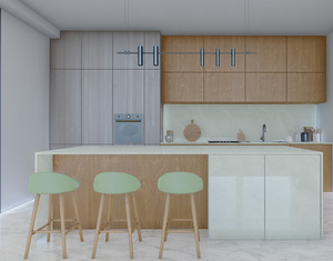 Comptoirs de cuisine et de salle de bain sur mesure Prime Core en pierre de quartz artificielle, préfabriqués, résistants au feu et écologiques - Product Image 1