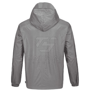 Hecho en Pakistán Hombres Chaqueta de lluvia Último diseño Su propio logotipo Hombres Chaqueta de lluvia con mangas largas Hombres Chaqueta de lluvia - Product Image 2