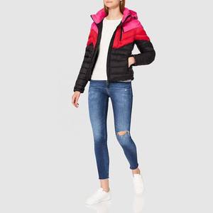 Dernière conception, veste matelassée en toile tricotée 100 % polyester imperméable et respirante pour femme, style unique et tendance, automne-hiver - Product Image 6