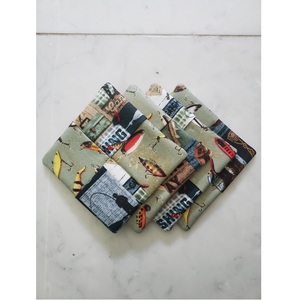 Fantastic Design <b>Square</b> Shape Soft Cloth Elegant Linen Coaster for Home Restaurant <b>Table</b> Coaster - Product Image 1