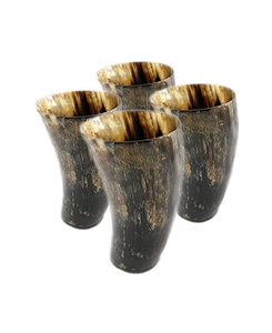 Luxury Custom Buffalo Horn Tumbler High Quality Handcrafted Glass Drinkware for Wine & <b>Beer</b> for Parties - Product Image 4
