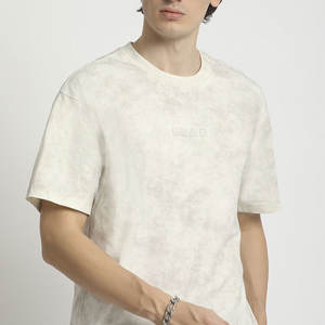 Camiseta Oversize Estilo Hip Hop para Hombre - Algodón 100% de Alto Gramaje, Secado Rápido, Antiarrugas, Personalizable, Diseño Liso - Product Image 3