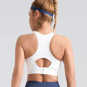 Sujetador deportivo simple reversible de talla grande para mujer, sujetador para yoga y gimnasio - Product Image 3