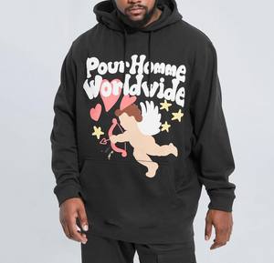 Survêtement pour homme anti-rides avec impression en relief, qualité supérieure, vêtements décontractés, dernières tendances, survêtement pour homme avec impression en relief avec logo/couleur personnalisés - Product Image 3