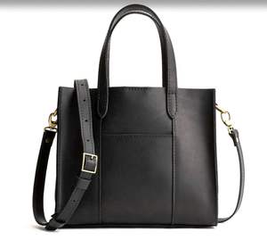 Wholesale Premium Quality <b>Women</b> Genuine Leather Crossbody Tote <b>Bag</b> Fashion Shoulder <b>Bag</b> Zipper Modern <b>Black</b> Office Travel - Product Image 4
